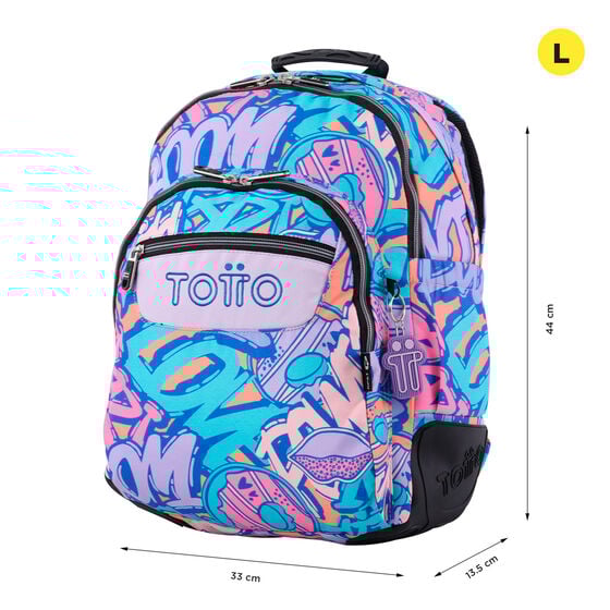 totto Mochila Crayoles - Broad Mejor oferta