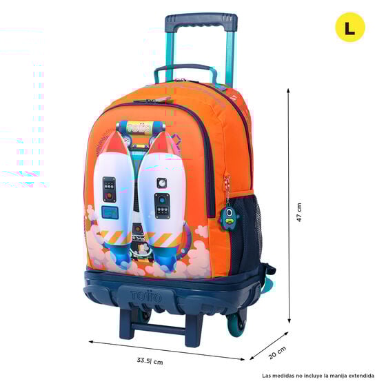 totto Mochila de ruedas Cohety L Promoción trimestral