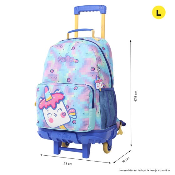 totto Mochila de ruedas Cremy L Limitado a 3 días