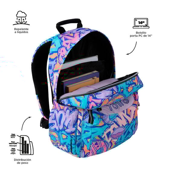 totto Mochila Acuareles - Broad Ahorra y exporta