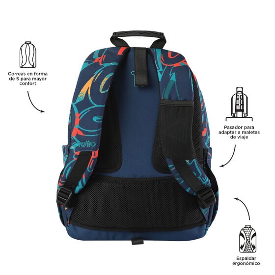 totto Mochila Acuareles - Eco-friendly Shock Precios de Black Friday