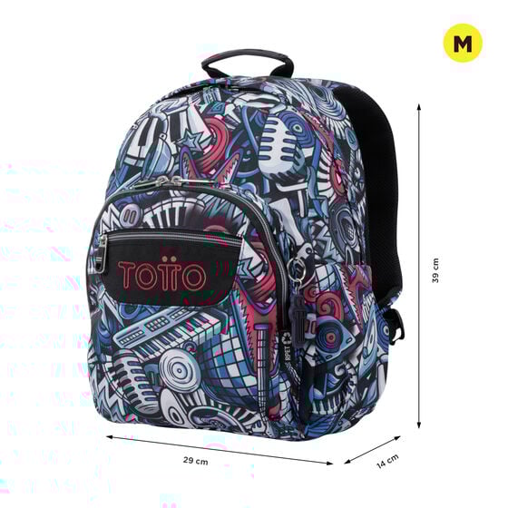totto Mochila Gommas - Musika Ofertas especiales