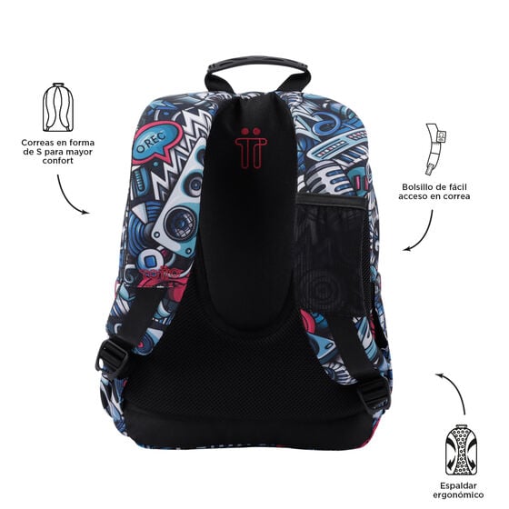 totto Mochila Gommas - Musika Ofertas especiales