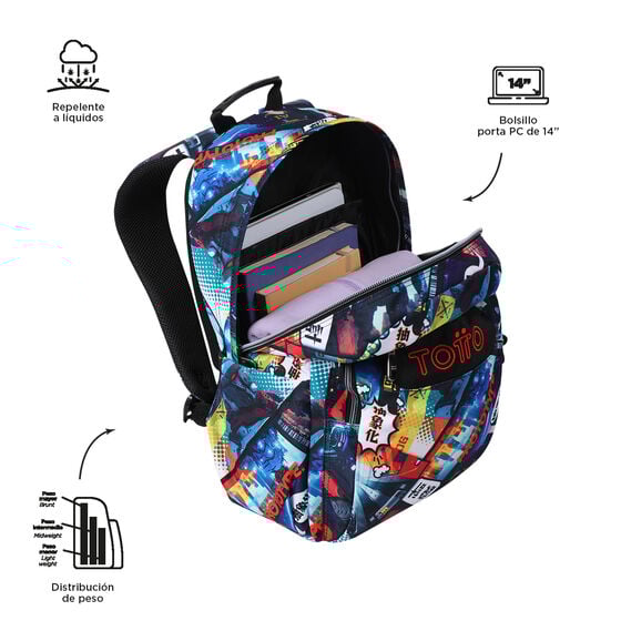 totto Mochila Acuareles - Kasuya 2025