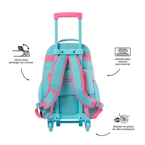 totto Mochila de ruedas Pink Ocean L Outlet