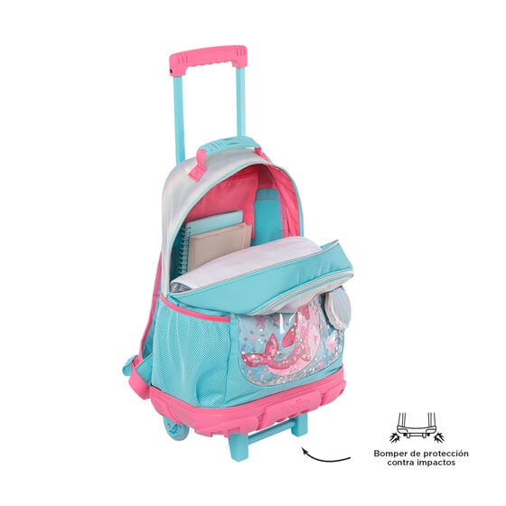 totto Mochila de ruedas Pink Ocean L Outlet