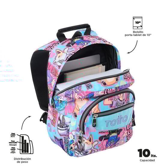 totto Mochila Tempera - Anime Girls Rebajas