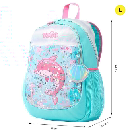 totto Mochila Pink Ocean L Venta caliente