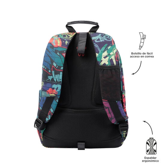 totto Mochila Acuareles - Graffiti Rebajas baratas