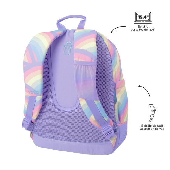 totto Mochila Rayol - Arcoíris Rebajas online