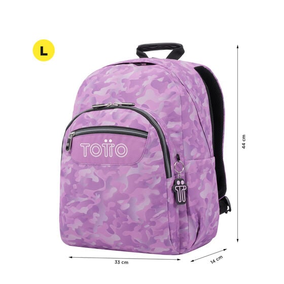 totto Mochila Acuareles - Camuflaje rosa Rebajas top