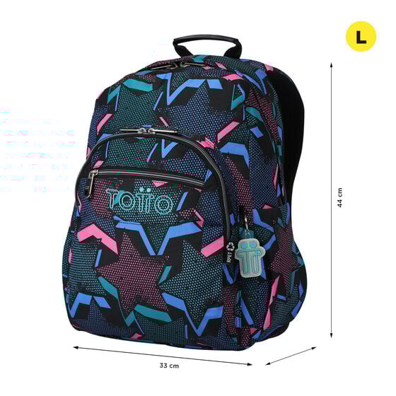 totto Mochila Acuareles - Lety Black Solo queda un día