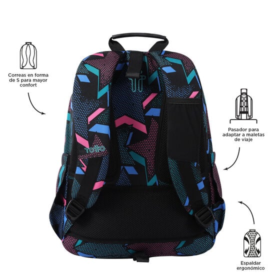 totto Mochila Acuareles - Lety Black Solo queda un día