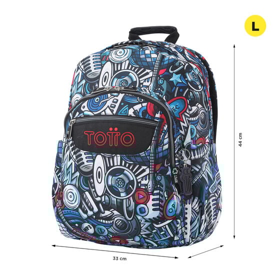 totto Mochila Acuareles - Musika Precios de Black Friday