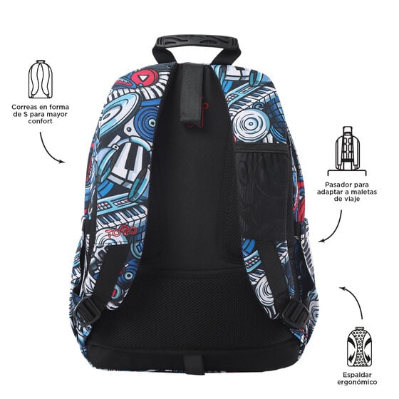 totto Mochila Acuareles - Musika Precios de Black Friday