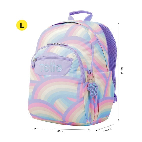 totto Mochila Acuareles - Arcoíris Venta caliente