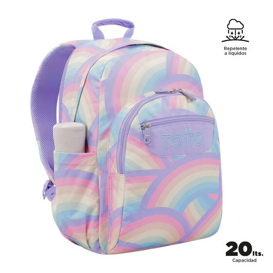 totto Mochila Acuareles - Arcoíris Venta caliente