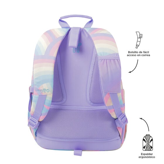 totto Mochila Acuareles - Arcoíris Venta caliente