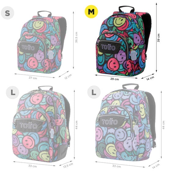 totto Mochila Gommas - Emojis Los más vendidos