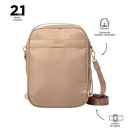 totto Bolso crossover mujer marrón - Lita L Superdescuento
