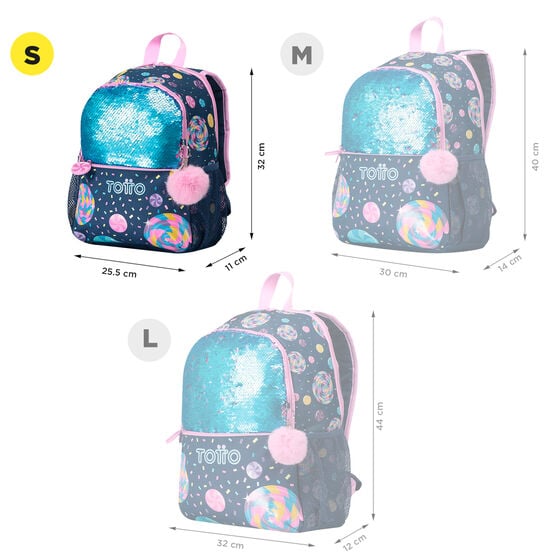 totto Mochila Sweet Candy S Ahorra y exporta
