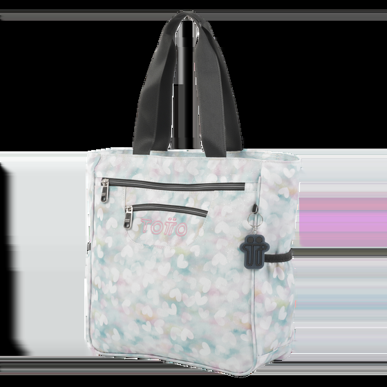 totto Bolso Cutara - Corazones pastel En oferta
