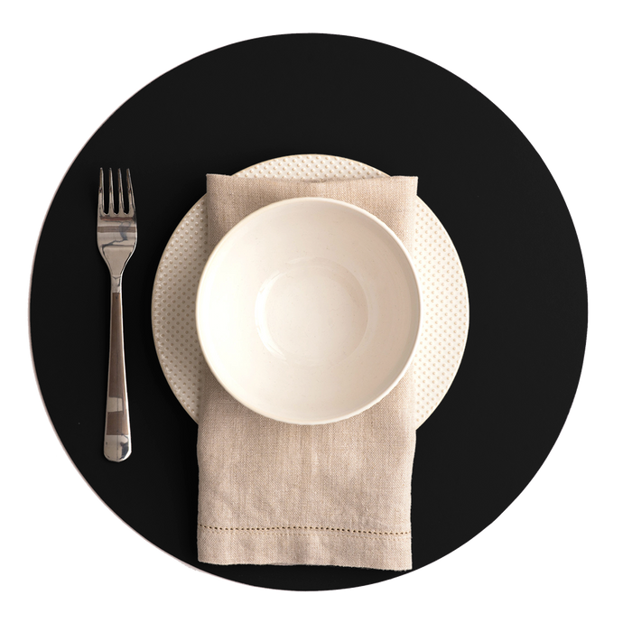 vacavaliente | Individual Ruca Circular Black Ofertas de temporada