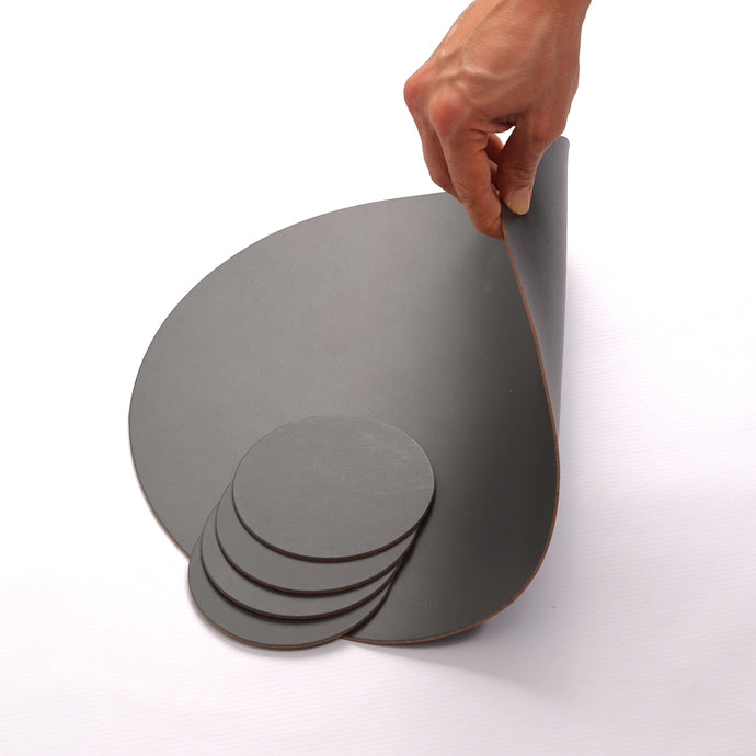 vacavaliente | Individual Ruca Circular Grafite Ofertas especiales