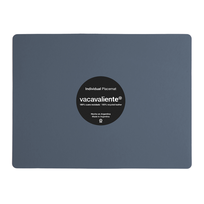 vacavaliente | Individual Ruca Rectangular Petrol Blue Los más vendidos