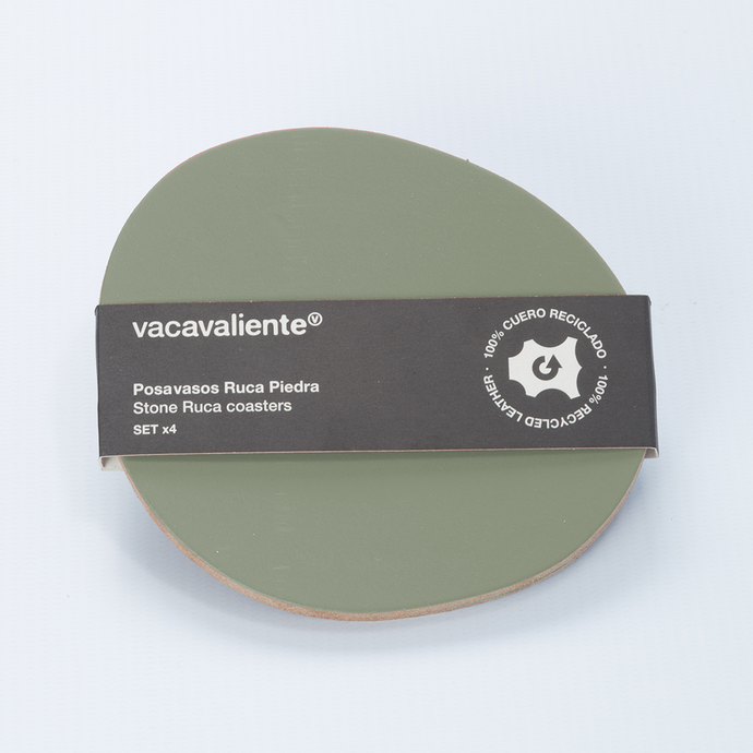 vacavaliente | Posavasos x4 Ruca Piedra Sage Green Oferta exclusiva