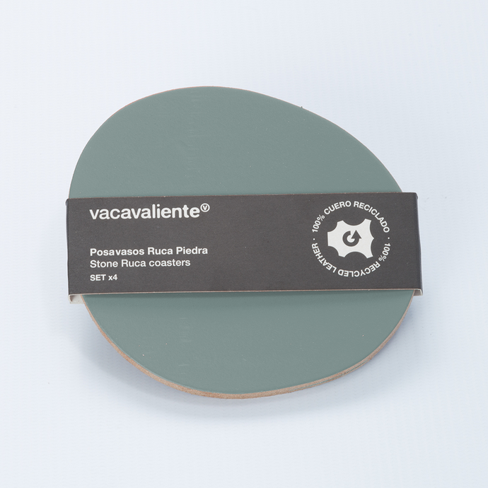 vacavaliente | Posavasos x4 Ruca Piedra Eucalyptus Descuento por venta flash