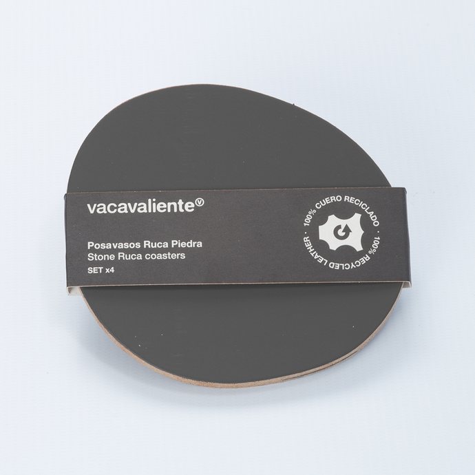 vacavaliente | Posavasos x4 Ruca Piedra Grafite Rebajas de fin de temporada