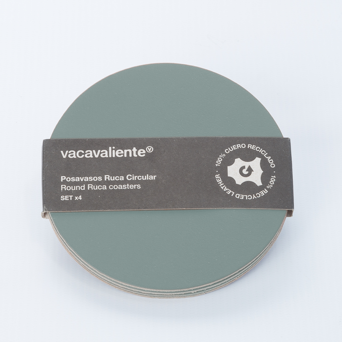 vacavaliente | Posavasos x4 Ruca Circular Eucalyptus Devoluciones gratuitas