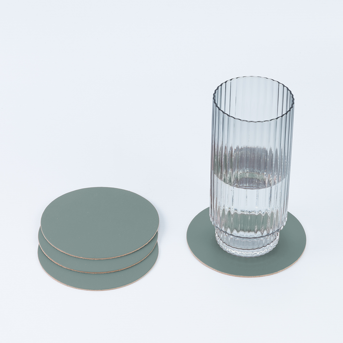 vacavaliente | Posavasos x4 Ruca Circular Eucalyptus Devoluciones gratuitas