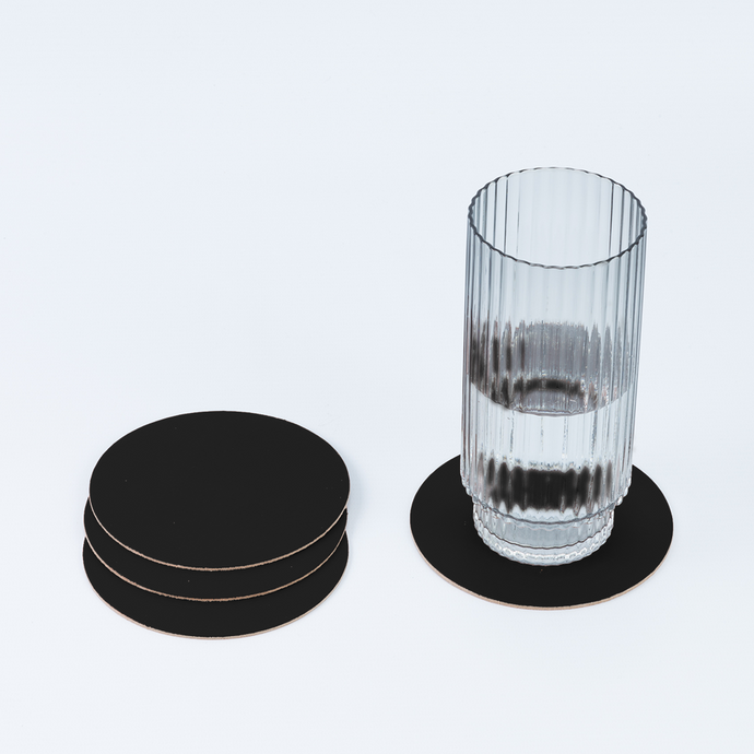 vacavaliente | Posavasos x4 Ruca Circular Black 2025