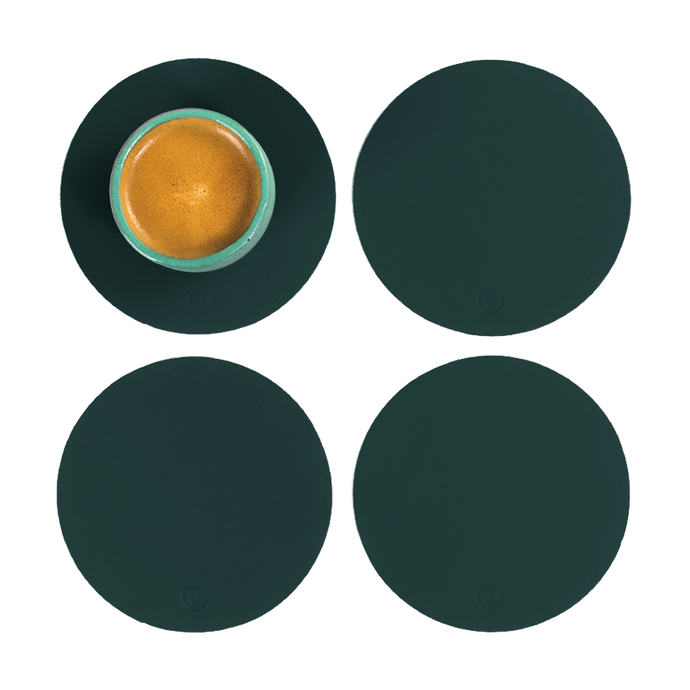vacavaliente | Posavasos x4 Ruca Circular Amazonia Green En línea