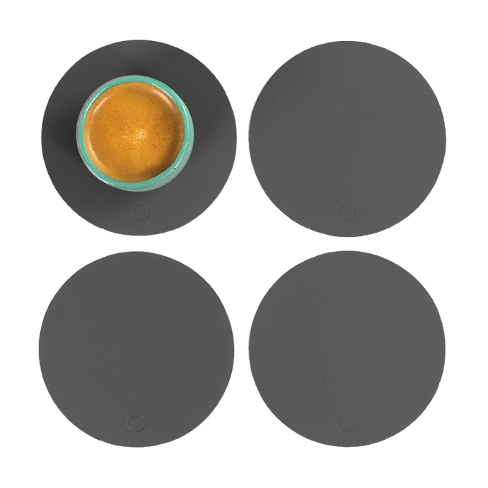 vacavaliente | Posavasos x4 Ruca Circular Grafite Outlet