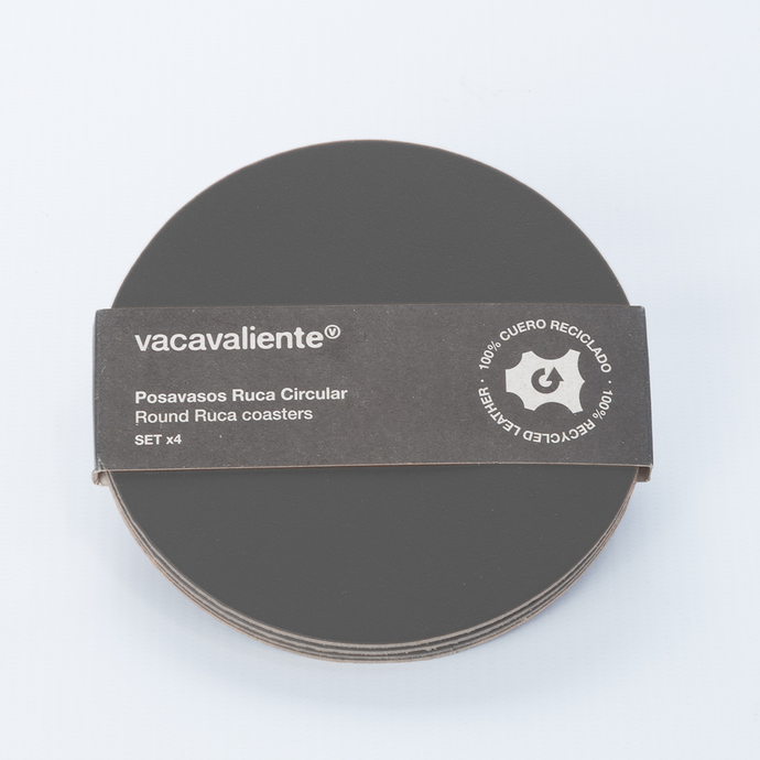vacavaliente | Posavasos x4 Ruca Circular Grafite Outlet