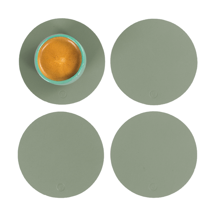 vacavaliente | Posavasos x4 Ruca Circular Sage Green Outlet online