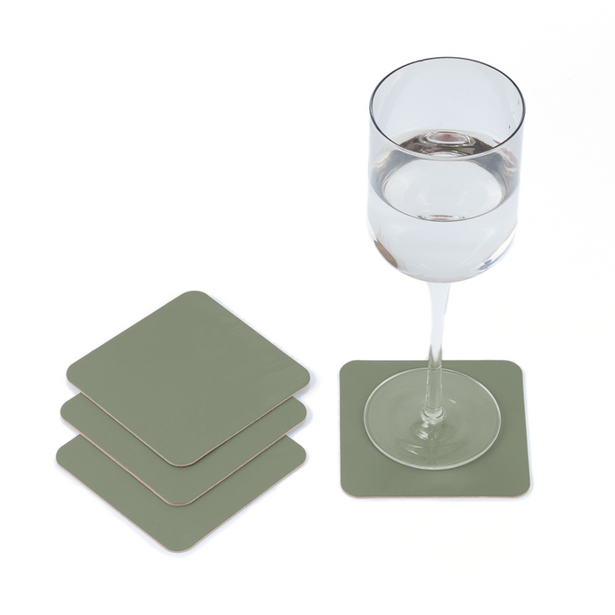 vacavaliente | Posavasos x4 Ruca Cuadrado Sage Green En oferta