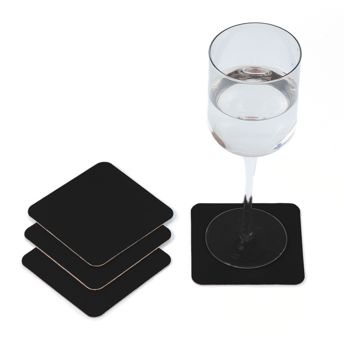 vacavaliente | Posavasos x4 Ruca Cuadrado Black Gran oferta