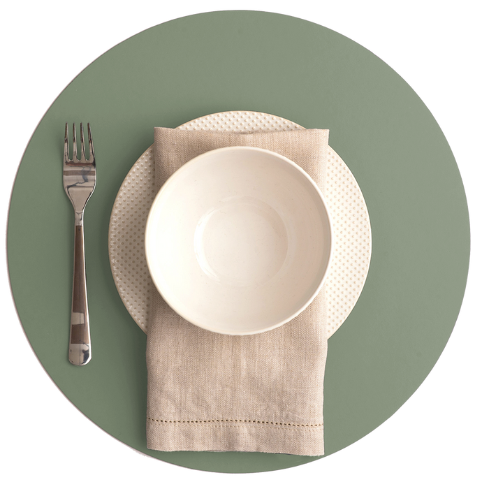 vacavaliente | Individual Ruca Circular Sage Green Oferta exclusiva