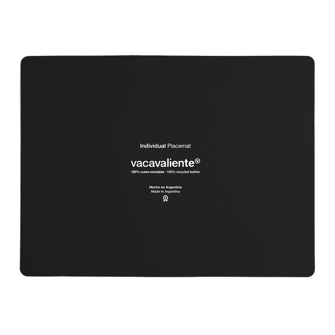 vacavaliente | Individual Ruca Rectangular Black Outlet
