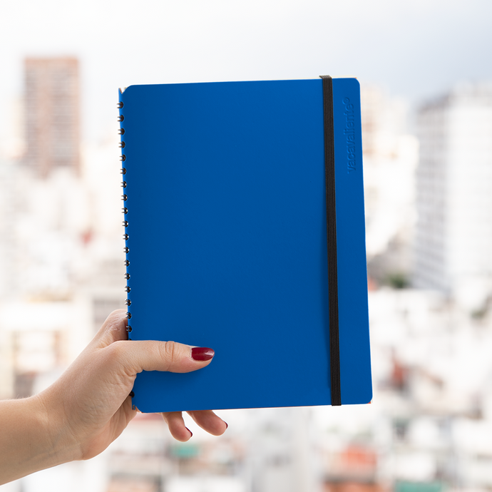 vacavaliente | Libreta Plein Air Rayado A5 Ocean Blue COMPRAR AHORA