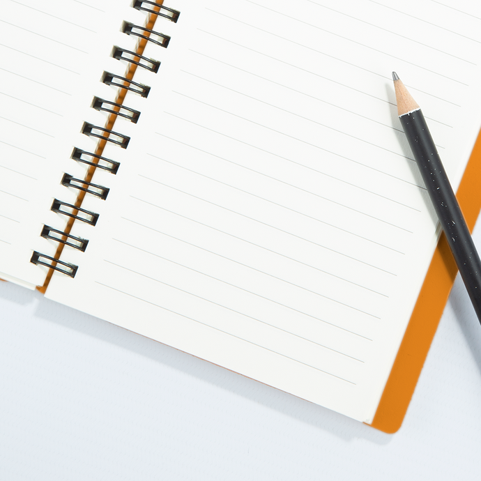 vacavaliente | Libreta Plein Air Rayado A6 Pumpkin Orange Liquidación