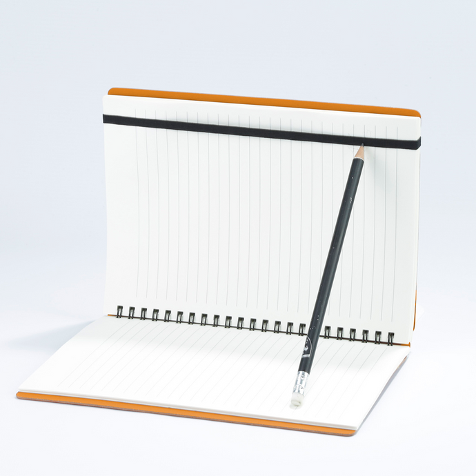 vacavaliente | Libreta Plein Air Rayado A5 Pumpkin Orange Ahorra y exporta