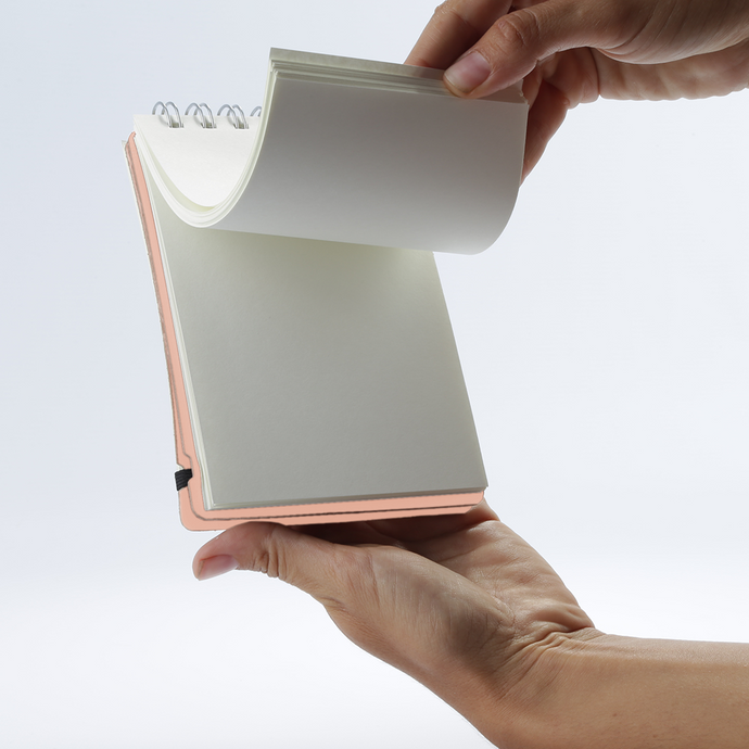vacavaliente | Anotador Studio Liso A6 Pink Sand Venta caliente