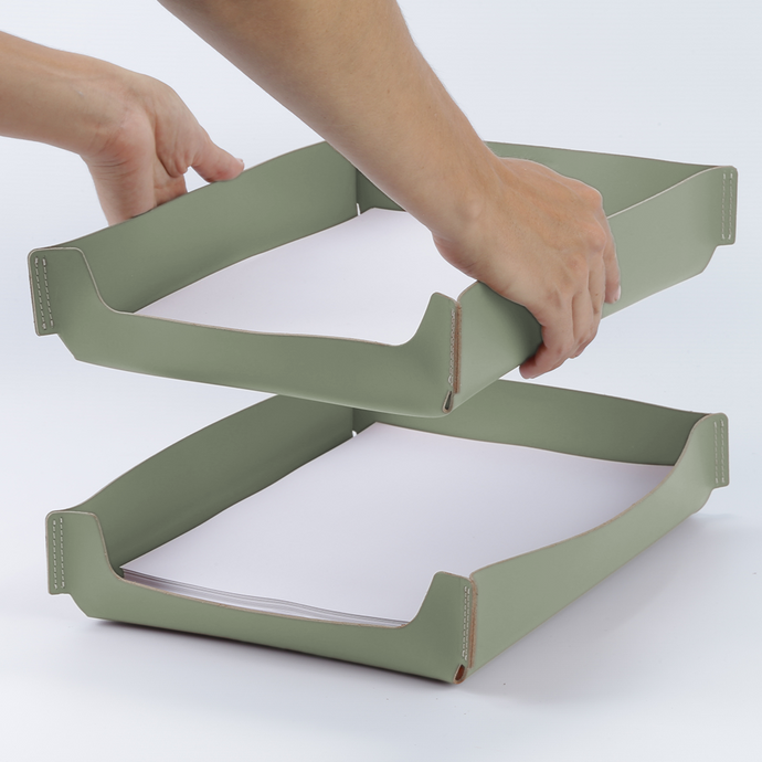 vacavaliente | Porta Papeles Ruca A4 Sage Green Envío internacional gratuito