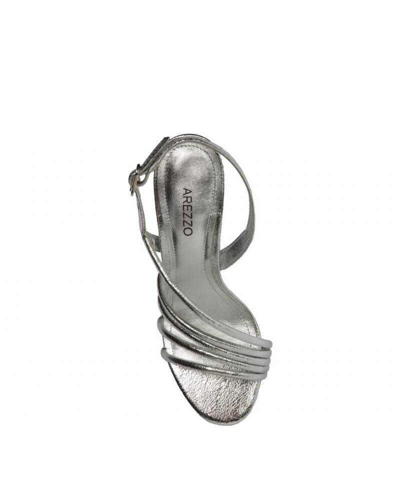 viceversa SANDALIA TACO ALTO PLATEADA Descuento por venta flash