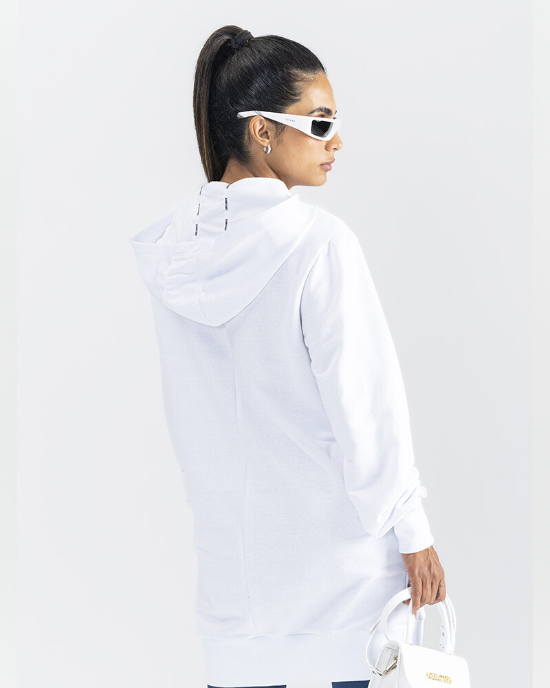 viceversa VESTIDO BUZO BLANCO LBM Precio ultrabajo